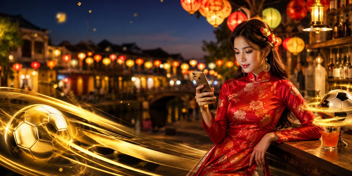 Người dùng tại Hội An thực hiện giao dịch thanh toán cá cược qua điện thoại